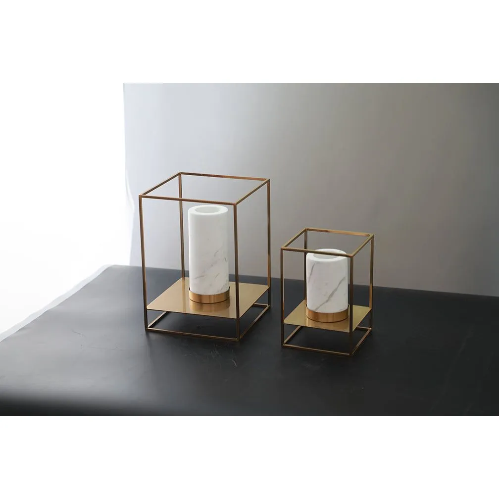 DECORATIVE CANDLE HOLDER - SET OF TWO