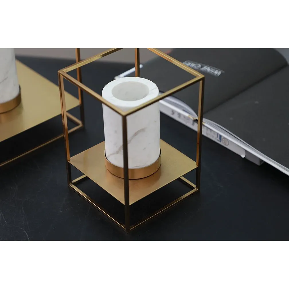 DECORATIVE CANDLE HOLDER - SET OF TWO