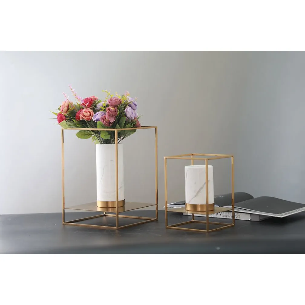 DECORATIVE CANDLE HOLDER - SET OF TWO