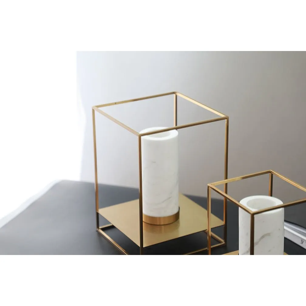 DECORATIVE CANDLE HOLDER - SET OF TWO