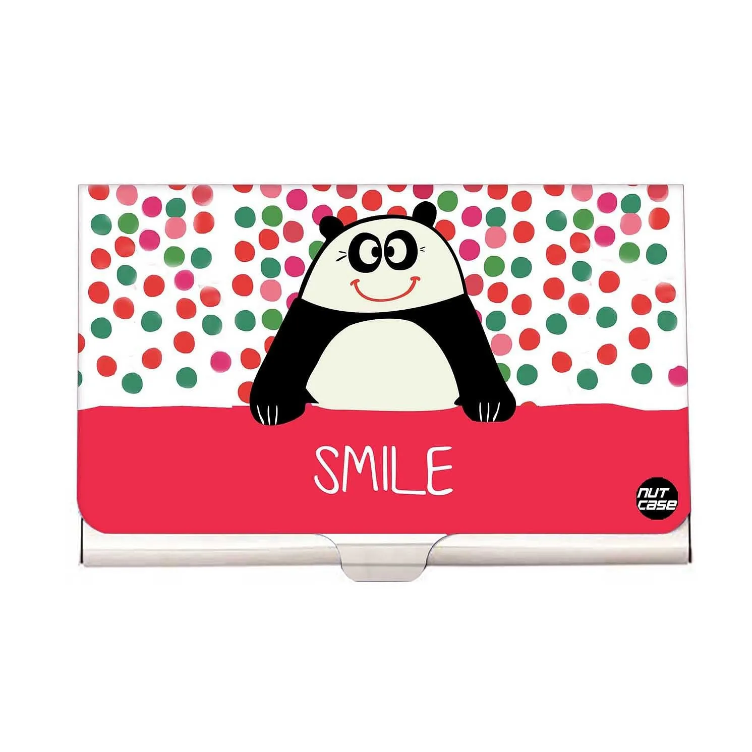 Designer Visiting Card Holder Nutcase - Loving Panda