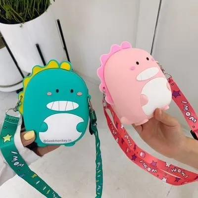 Dinosaur Crossbody Coin Case