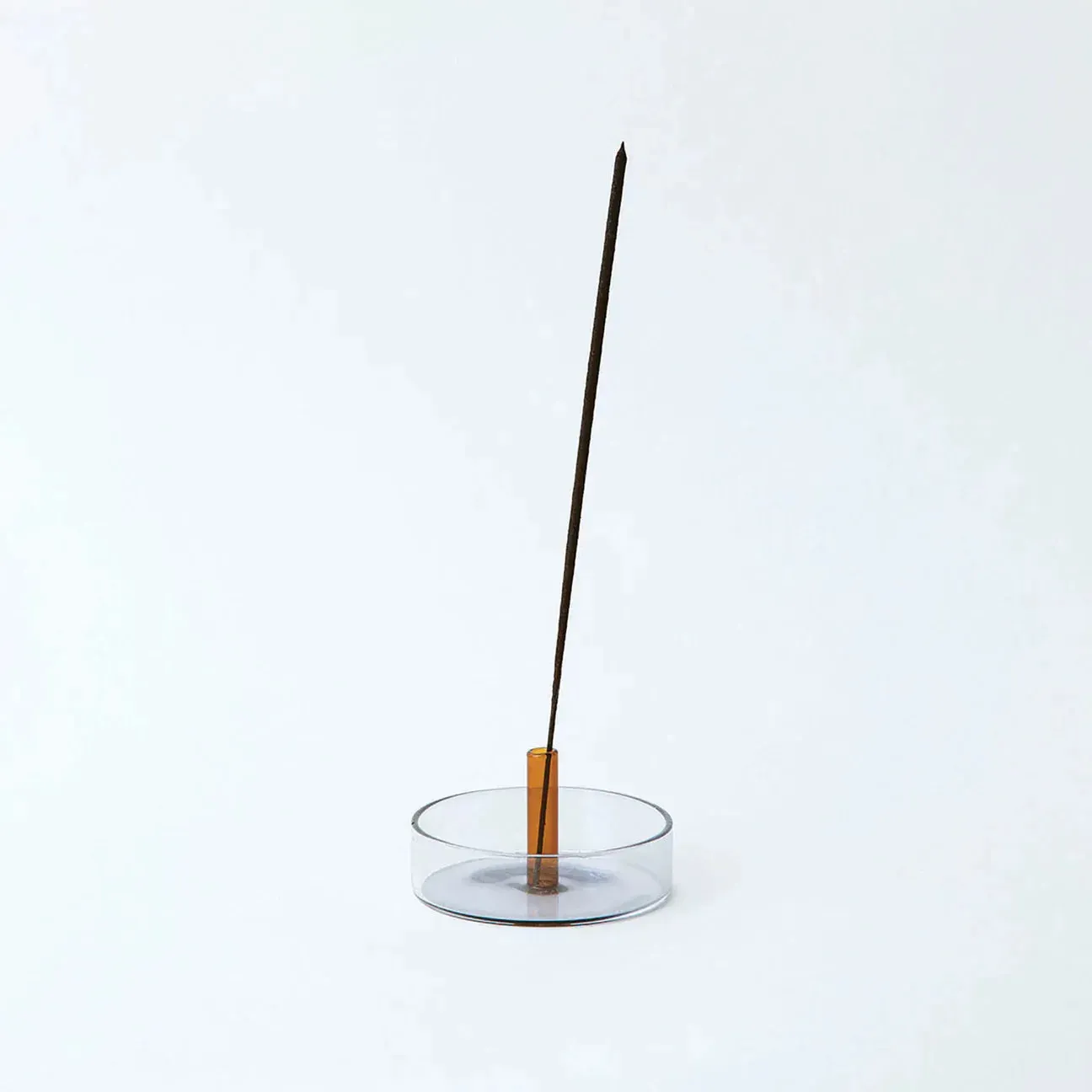 Duo Tone Glass Incense Holder