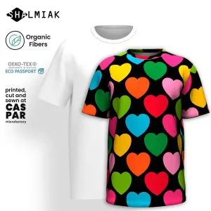 ELLIE LOVE mix black - T-shirt  (organic cotton)