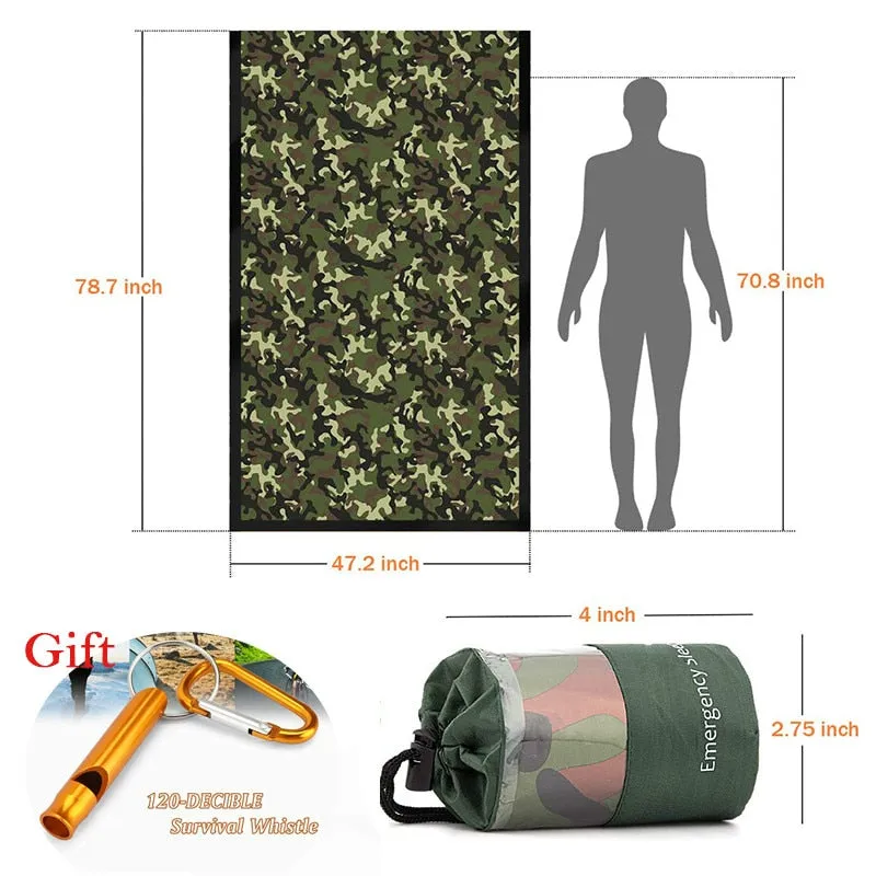 Emergency Thermal Sleeping Bag for Outdoor Adventures and Survival