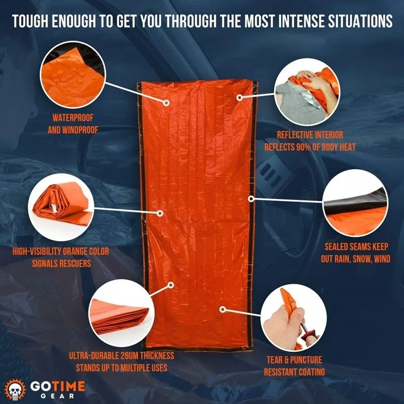 Emergency Thermal Sleeping Bag for Outdoor Adventures and Survival