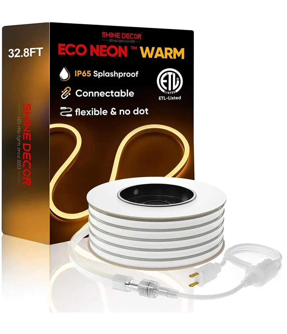 Extra Power Cord Pack for 110V 8x16mm Led Neon Light Eco Neon and Lum Neon