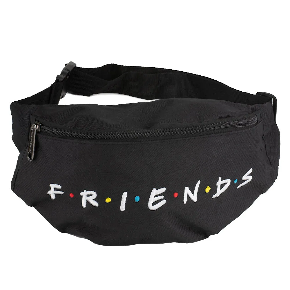 Fanny Pack - FRIENDS Logo Black White Multi Color