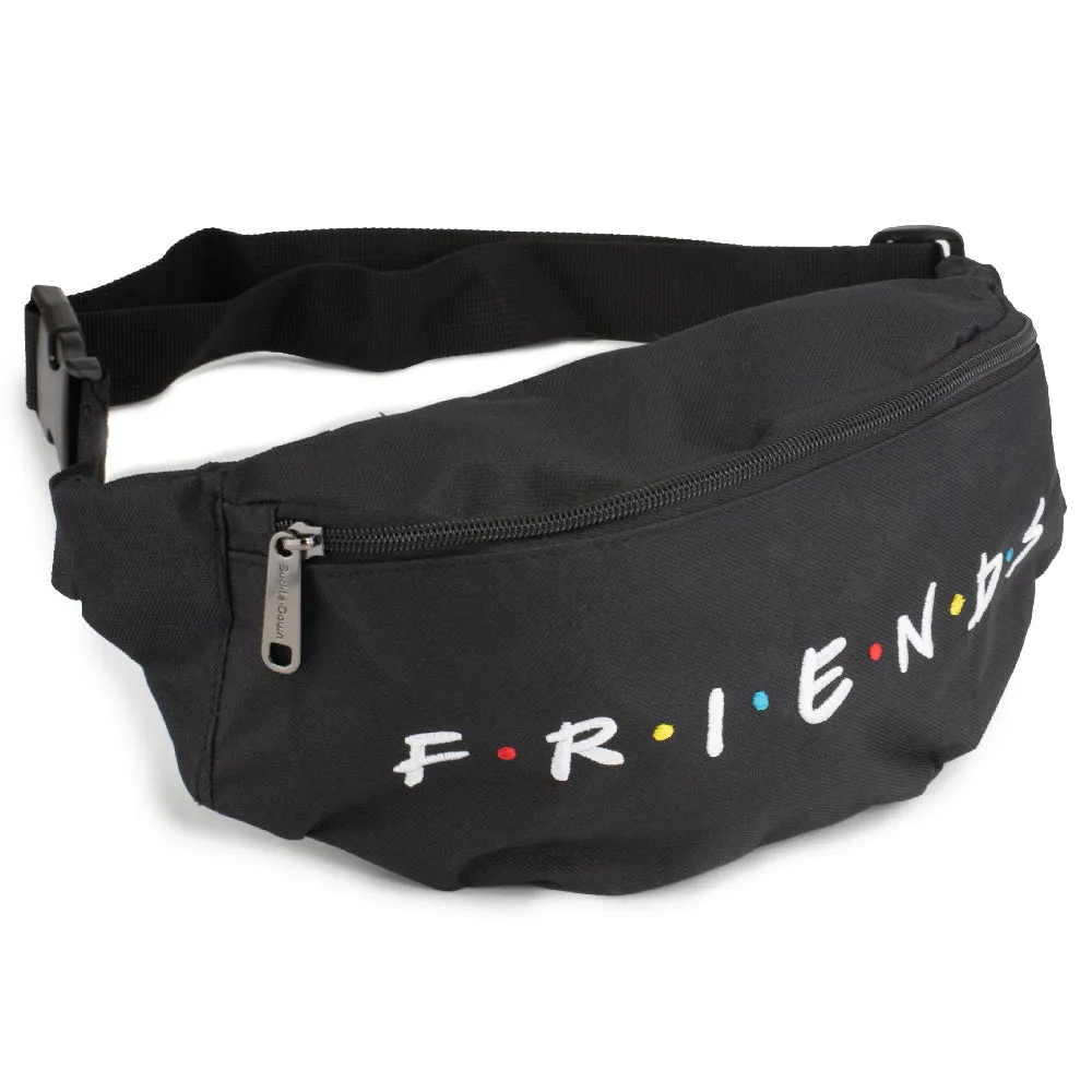 Fanny Pack - FRIENDS Logo Black White Multi Color