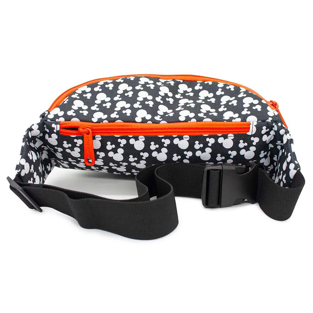 Fanny Pack - Mickey Mouse Ears Icon Scattered Black White