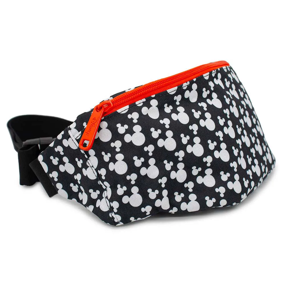 Fanny Pack - Mickey Mouse Ears Icon Scattered Black White