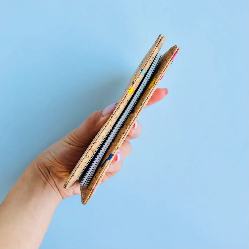Fifi Cork Passport Holder in Vivid