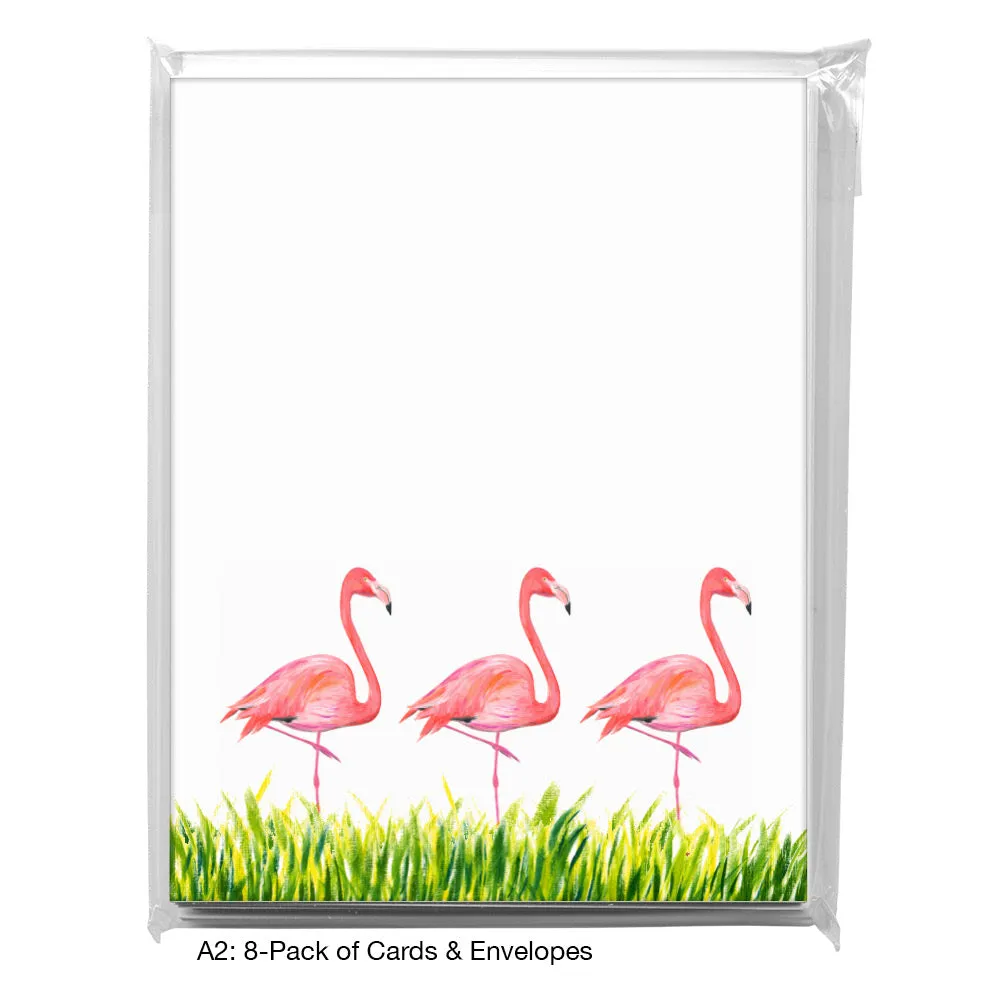 Flamingo, Greeting Card (8452T)
