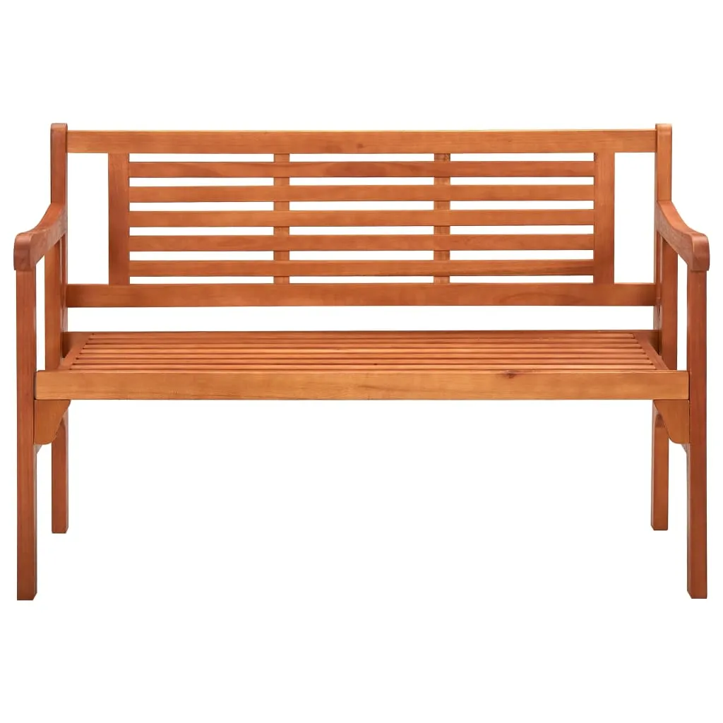 Foldable Patio Bench 47.2" Solid Eucalyptus Wood