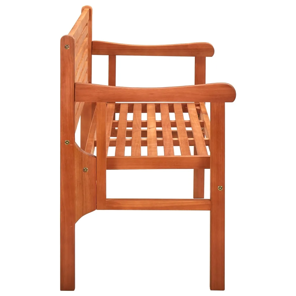 Foldable Patio Bench 47.2" Solid Eucalyptus Wood