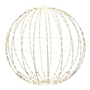 Foldable Sphere LED Metal 60cm