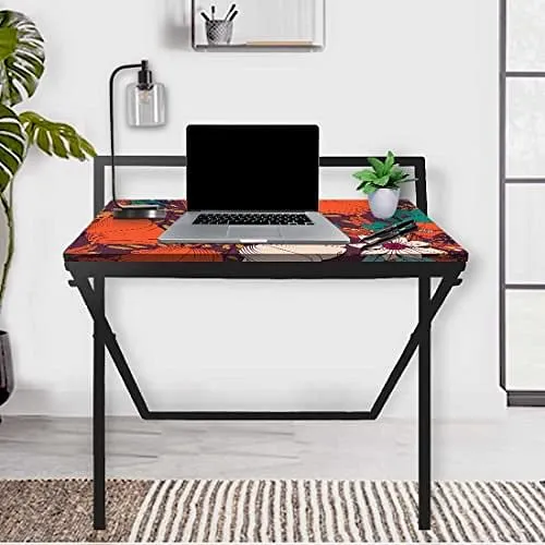 Foldable Work from Home Table for Study Writing Desk - Elegance Autumn