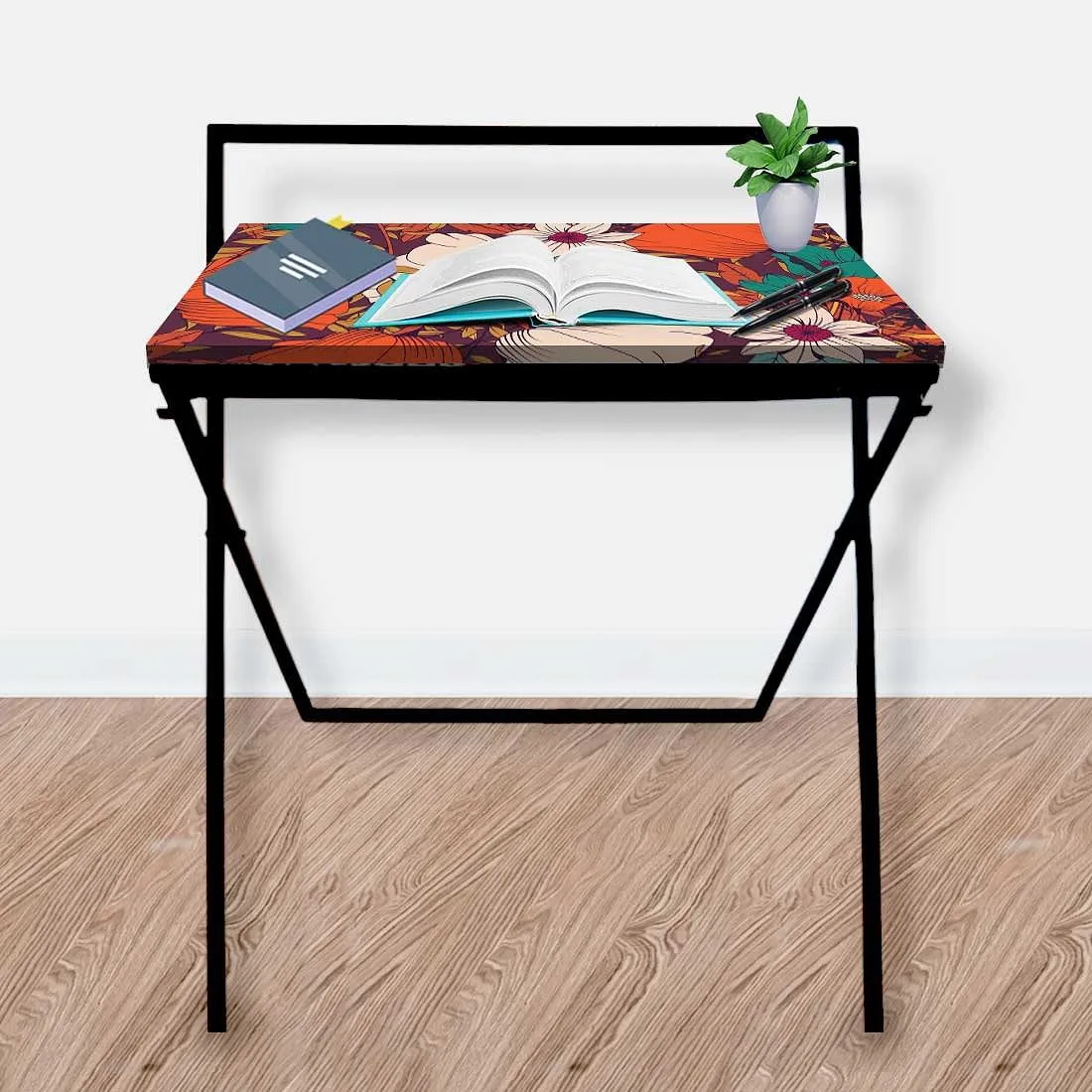 Foldable Work from Home Table for Study Writing Desk - Elegance Autumn