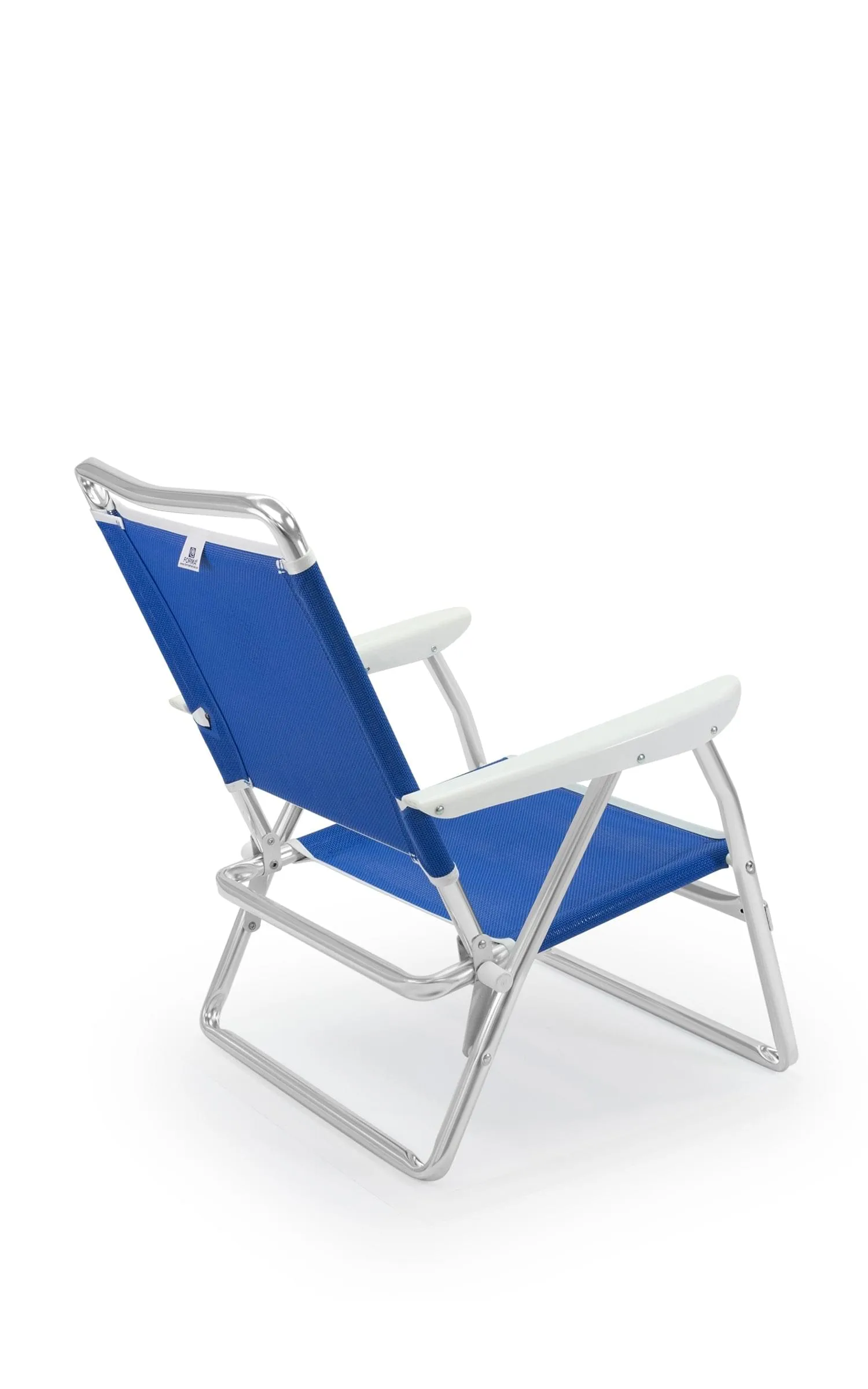 Folding Aluminum Beach Chair Plastic Armrests Textilene Fabric -PA600