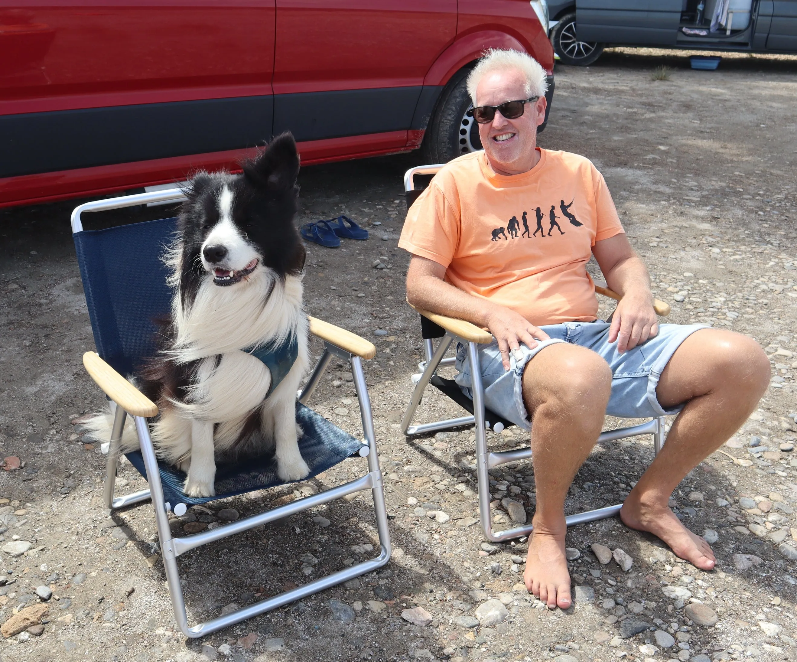 Folding Aluminum Beach Chair with Bamboo Armrests- Recacril Marine Grade Fabric -PA600-BB