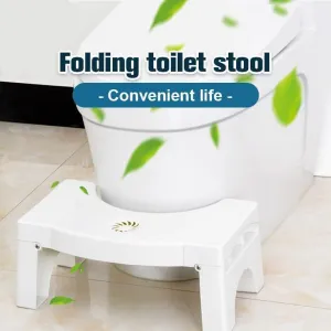 Folding Multi-Function Toilet Stool Bathroom Accessories
