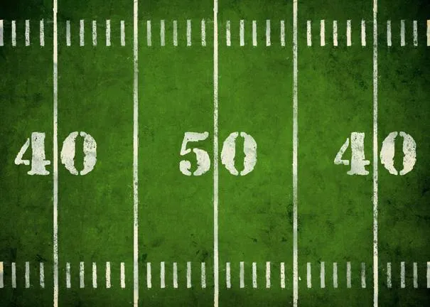 Football Field Vintage Floor-rf