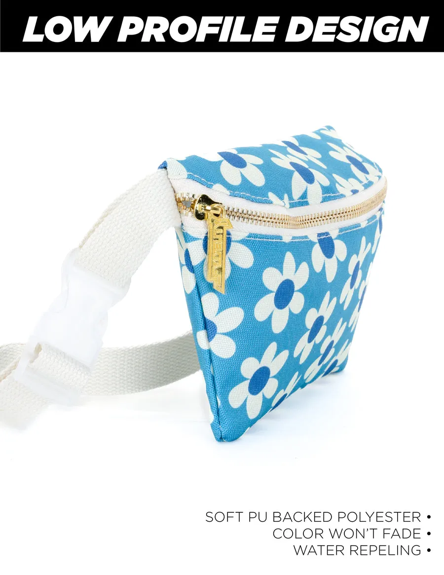Fydelity Fanny Pack Slim Recycled RPET Daisy Blue