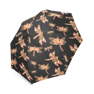 Gathering Yellow Black Foldable Umbrella