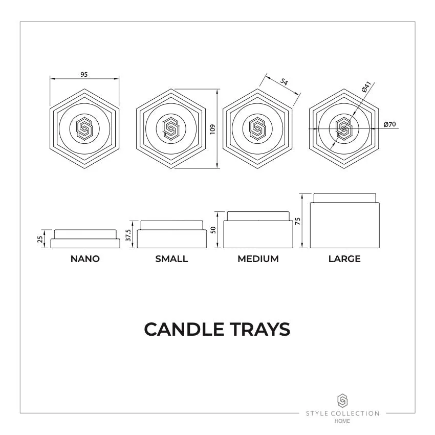 Geneva candle holder - Camel