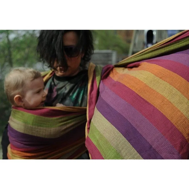 Girasol Hand Woven Wrap - Tulip Herringbone