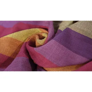 Girasol Hand Woven Wrap - Tulip Herringbone