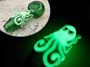 Glow in the Dark Octopus Pipe