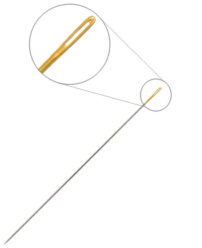 Gold Eye Beading Needles