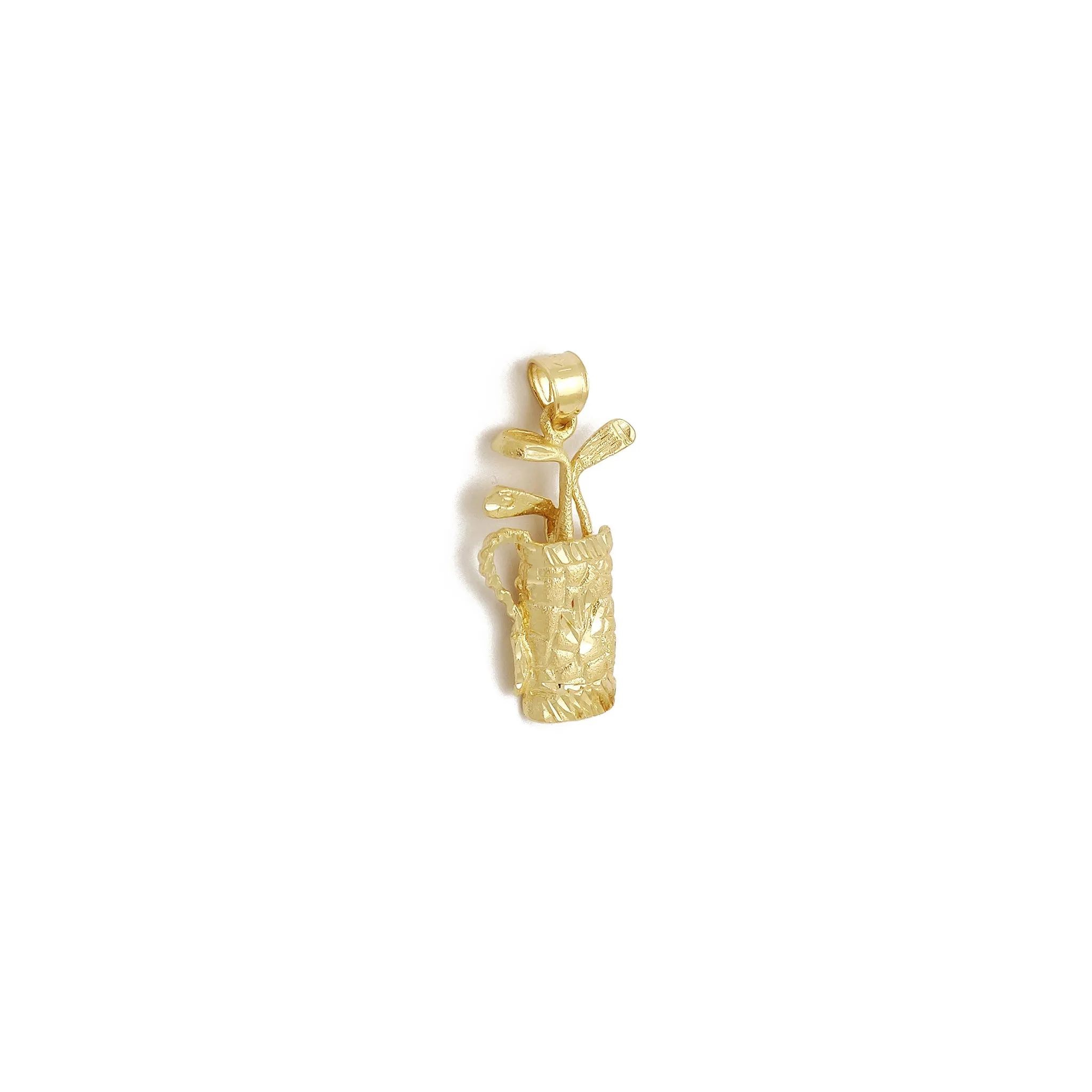 Golf Club Bag Pendant (14K)