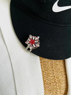Golf Markers Ladies Golf Ball Marker With Magnetic Clip for Hat Clips Bling Golf Ballmarker Gift for Golfer Golf Gift Idea for Her Fabulici