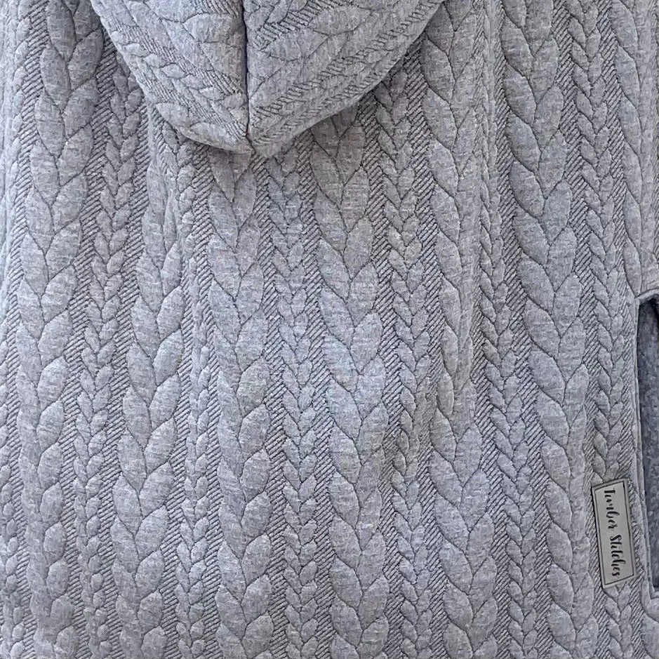 Gray Cable Knit - Sweater Knit Carrier Cover