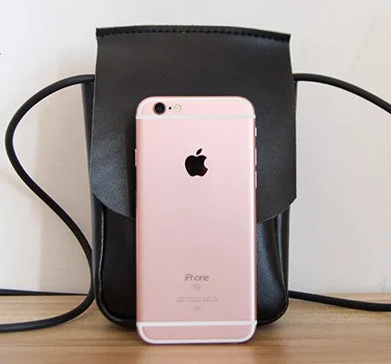 Green Leather Phone Crossbody Bag Womens Cell Phone Crossbody Bag Crossbody Bag Small Leather