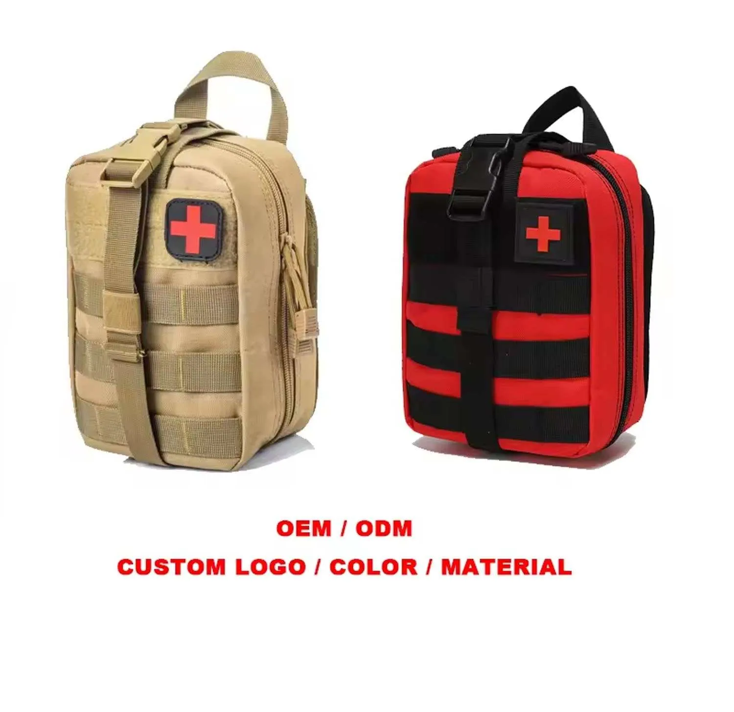 Ham Radio Go Bag with Tear-Away Velcro Back - Molle Compatible, Multi-Pocket Design for Radios, Cables, and Gear