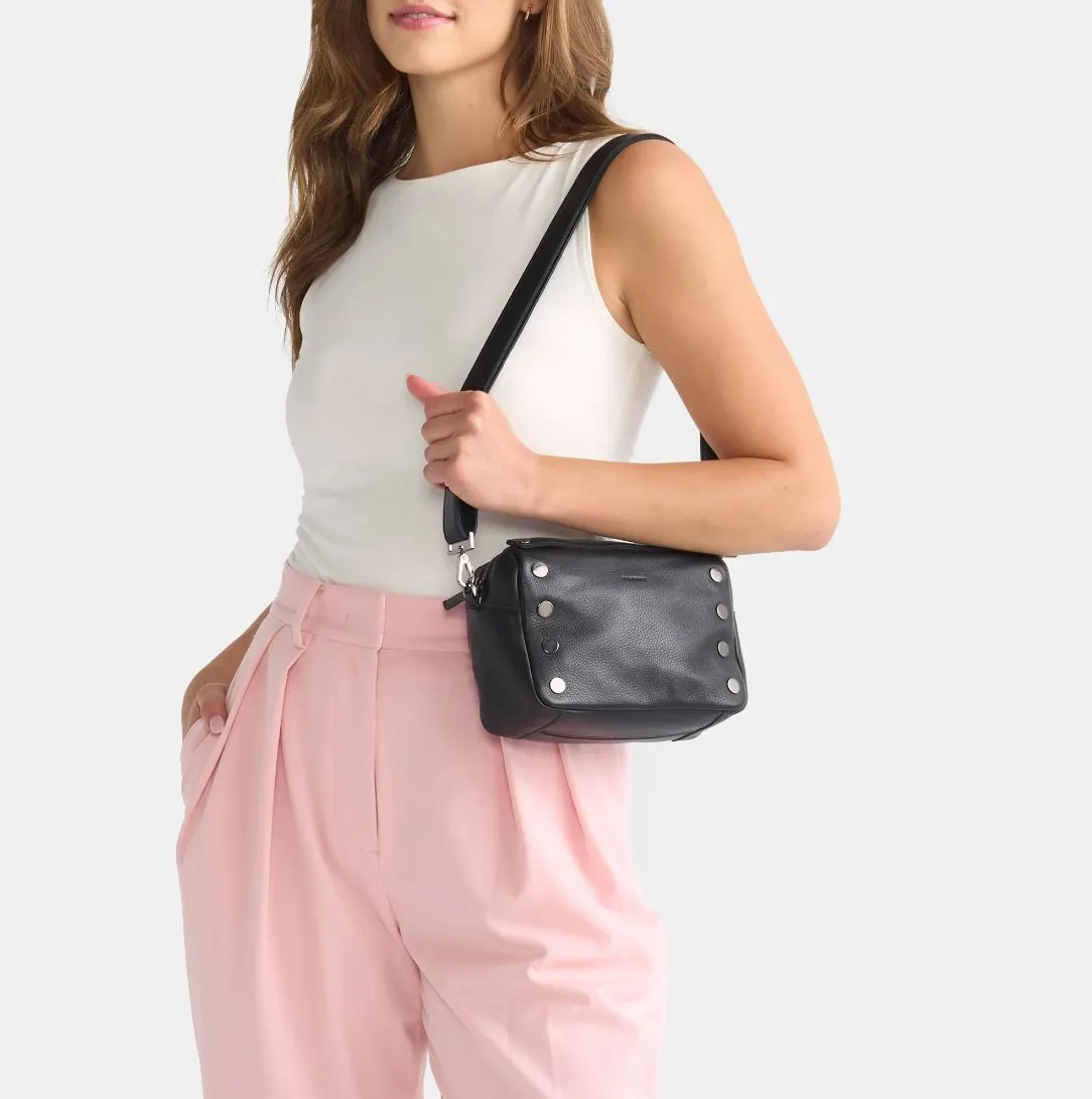 Hammitt Evan Crossbody Small in Black/Gunmetal