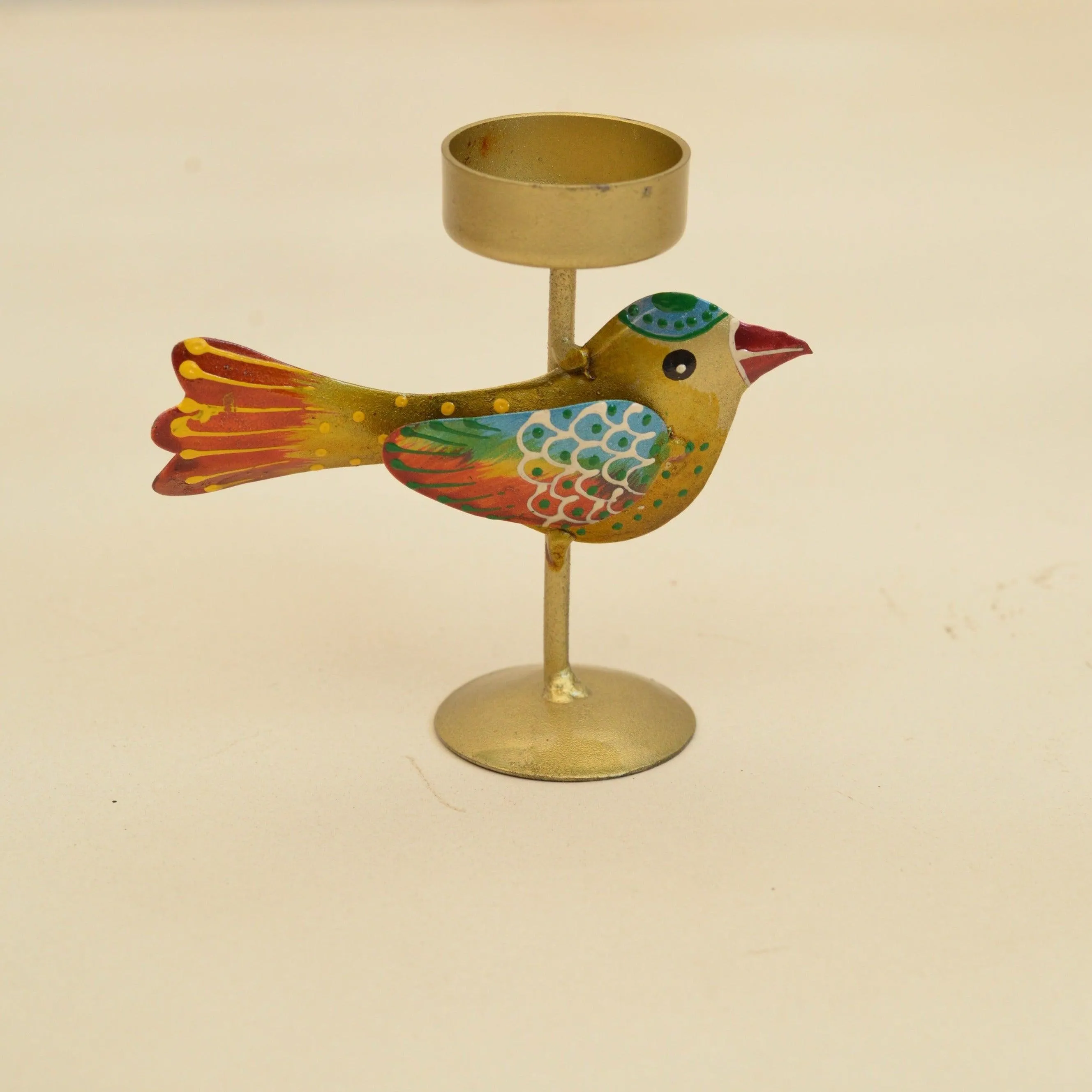 Handcrafted Bird Tea Light Holder