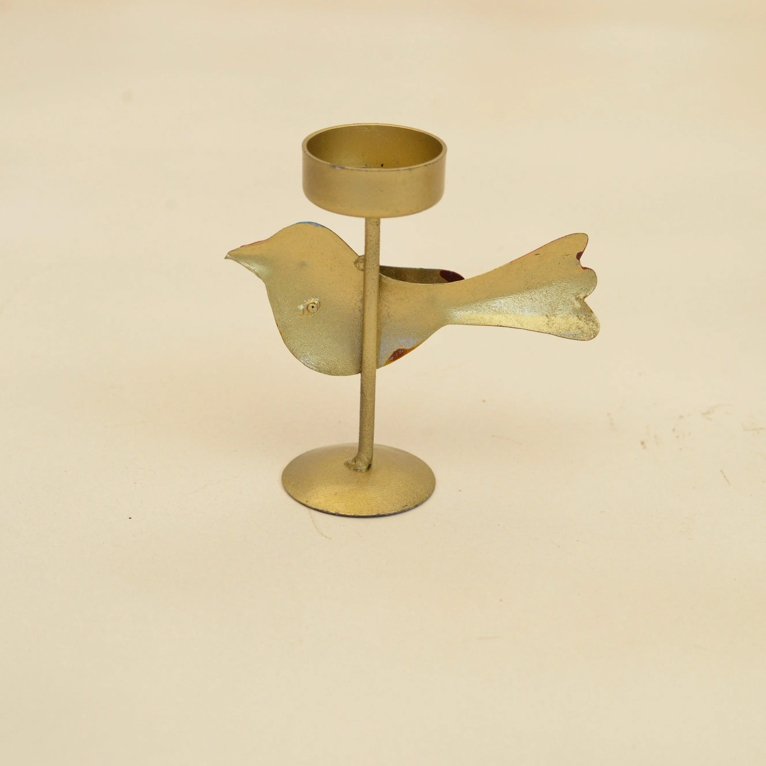 Handcrafted Bird Tea Light Holder