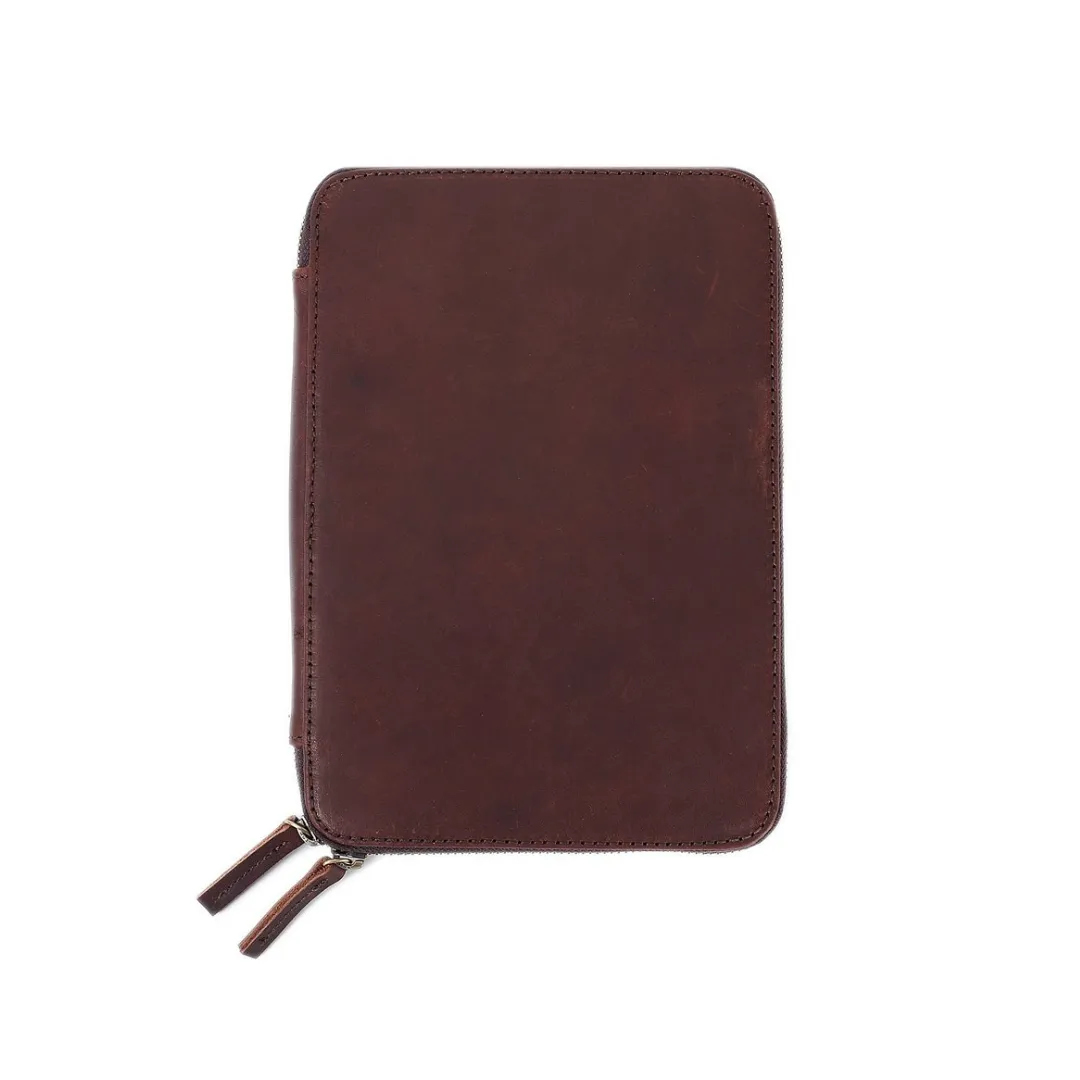 Handmade Leather Personalized Travel Wallet With Zipper