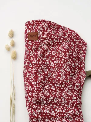 Happy Baby - Onbuhimo Baby Carrier | Merlot Bloom   Desert Tan Webbing