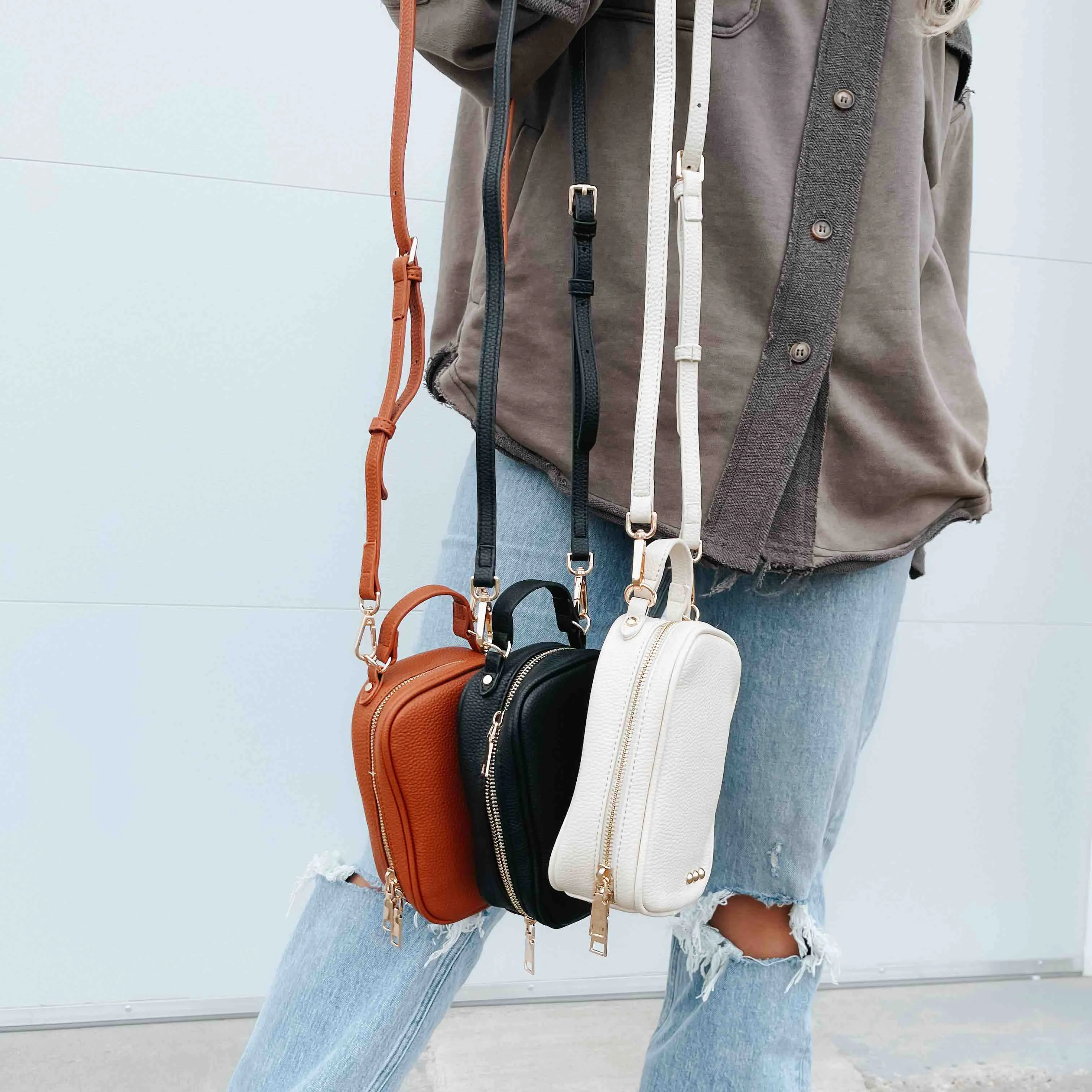 Harlow Crossbody Bag - Brown
