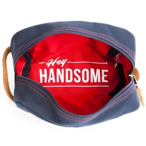 Hey Handsome Shaving Kit Bag (Navy)