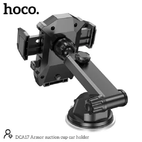Hoco DCA17 Suction Cup Armor Car Smart Phone Holder