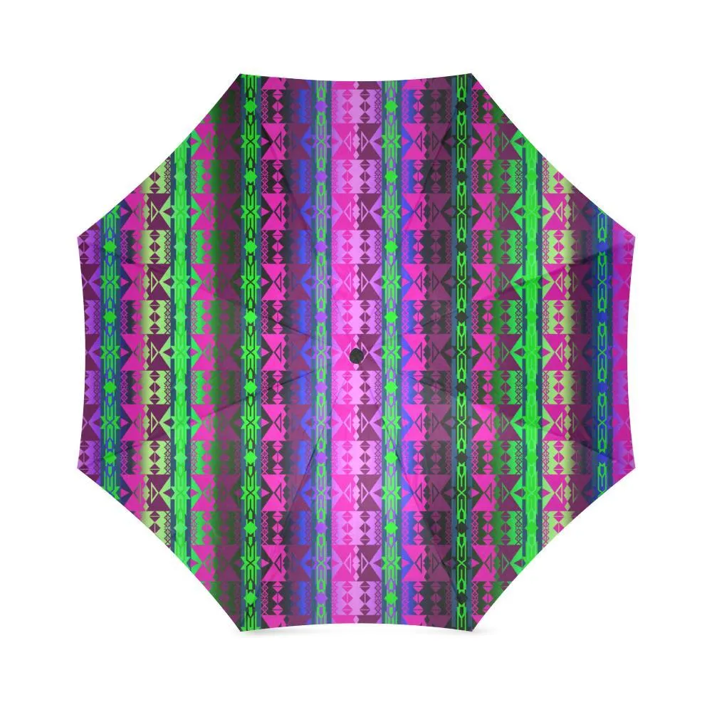 Inside the Quillwork Lodge Foldable Umbrella