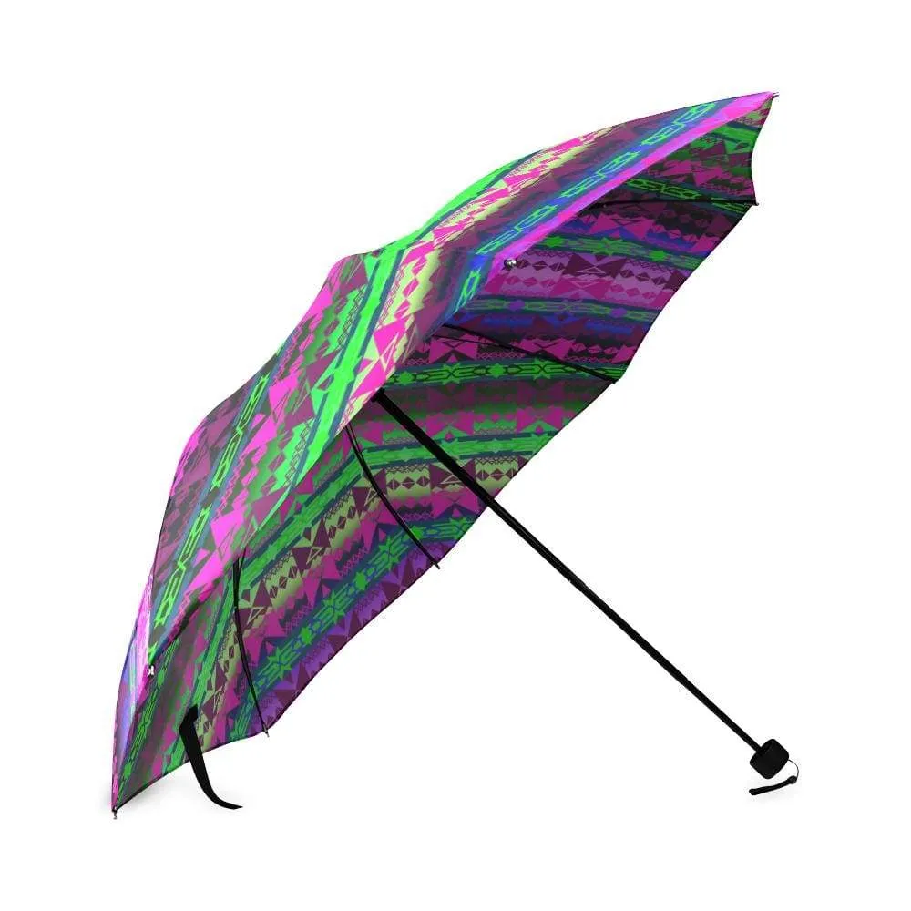 Inside the Quillwork Lodge Foldable Umbrella