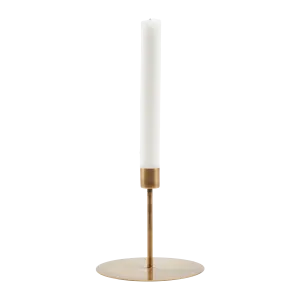 Iron Candle Stand | Brass 13x12cm