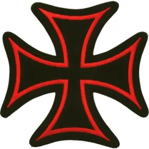 Iron Cross Red Border Patch